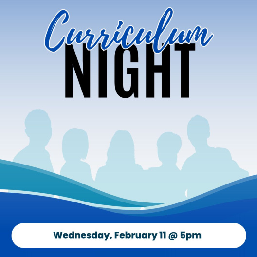 A Graphic with the words Curriculum Night.
