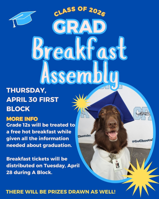 Grad Breakfast Poster