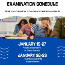 Exam Schedule Poster