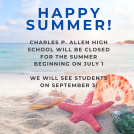 Happy Summer with picture of Beach