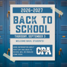 Back to School Thursday, September 3